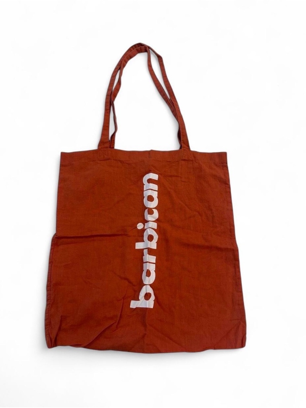 Barbican Burnt Orange Logo Tote Bag